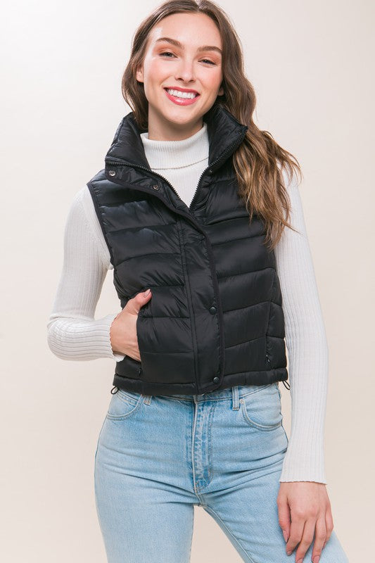 Falling for You Puffer Vest