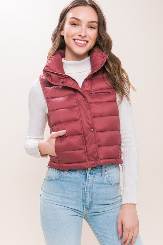 Falling for You Puffer Vest