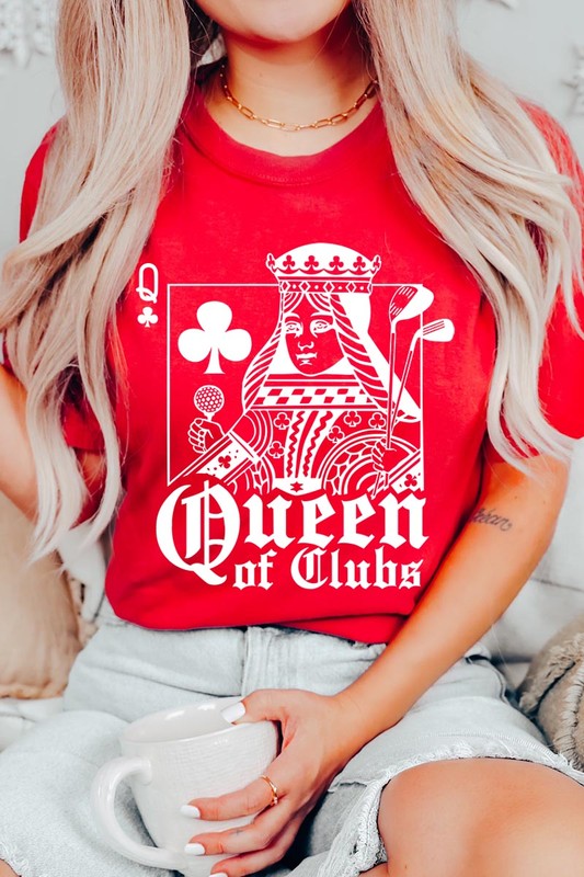 Queen of Clubs Graphic Tee